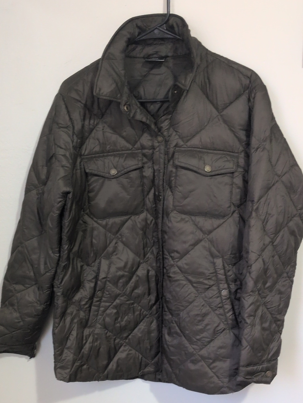 32 Degrees Men's Quilted Puffer Jacket - Dark Green